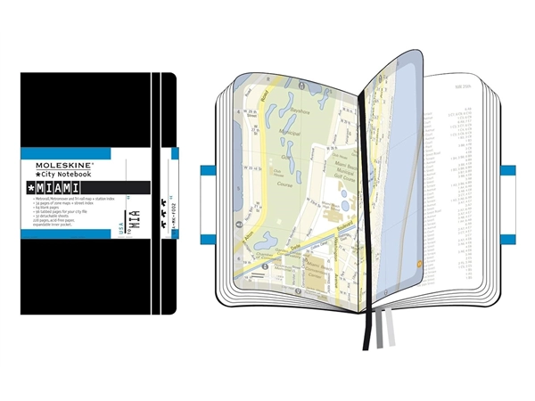 Een City Notebook MIAMI ** zonder recht van retour ** koop je bij Moleskine.nl